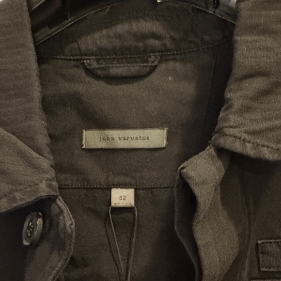 John varvatos Men's Classic Black Field Jacket - Picture 3 of 8